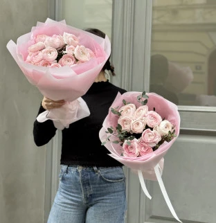 Kytice ranunculus (Pryskyřník) 9 ks